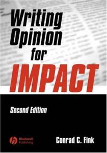 Writing opinion for impact